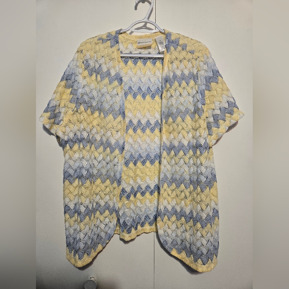 ❤️‎ Alfred Dunner Chevron Cardigan